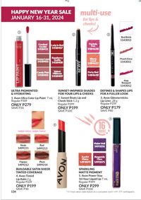 Avon cosmetics brochure brochure 1 2024 PH Archive page 134